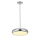 подвесной светильник escada iris 10304/1led black/chrome