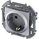 розетка с/з legrand inspiria 673722