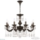 подвесная люстра bohemia ivele crystal al78101/8/210 a pd