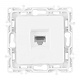 розетка rj45 arte milano 217.45-1.white