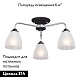 потолочная люстра vitaluce v3946-1/3pl