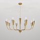 подвесная люстра eurosvet 60167/8 латунь smart a068281
