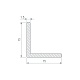уголок arlight arh-w15x15x1,5-3000 black (алюминий) 063521