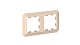 рамка 2-ая, универсальная systeme electric atlasdesign antique песочный atn101202