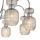 потолочная люстра escada gloss 1141/8pl chrome/beige