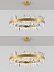 подвесной светодиодный светильник natali kovaltseva smart нимбы innovation style 83049