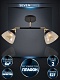 спот seven fires kelemen sf3379/2c-bk-fgd-am