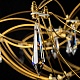 подвесная люстра loft it mira 10587/1000 gold asfour