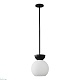 подвесной светильник ilamp mono p6079-1 bk+wh