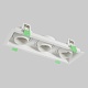 встраиваемый светильник crystal lux clt 069c3 wh