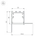 соединитель профиля arlight sl-linia 030100