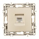 розетка rj45 arte milano 217.45-1.shampan