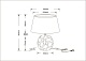настольная лампа arte lamp poppy a4063lt-1go