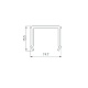 экран arlight сeil-s18-shadow-side-3000 opal 050491