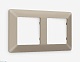 рамка двухместная ambrella volt line af110362