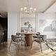 люстра на штанге arte milano 344401/8 cr