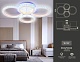 потолочная светодиодная люстра ambrella light acrylica original fa9524