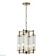 подвесная люстра crystal lux tomas sp4 brass