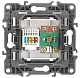 розетка комбинированная rj45+tv эра 12-3110-05 б0027445