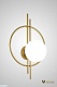 настенный светильник am group am440 polished gold