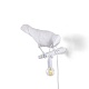 настенный светильник bird lamp white looking right seletti