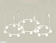 комплект подвесного светильника ambrella light techno ring xr92082210 (a9208x3, c9241, c9236, c9231, n8477, n8461)
