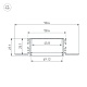 профиль arlight fantom-w49-2000 anod 046430