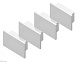 заглушка (4 шт.) ambrella light alum profile gp8350