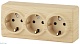 розетка 2p+e schuko эра 11-2208-11 б0020702