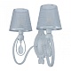 бра arte milano 347203/2w wt+sl