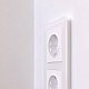 рамка werkel acrylic на 2 поста белый w0022701 4690389184840