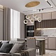подвесная люстра modelux ml.89023.7 bs
