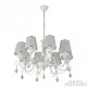 подвесная люстра arte milano 347620/8 wt+sl