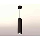 комплект подвесного светильника ambrella light techno spot xp7402045 sbk/pbk черный песок/черный полированный (a2311, c7456, a2071, c7402, n7002)