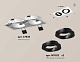 комплект встраиваемого светильника ambrella light techno spot xc (c7635, n7002) xc7635081