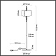торшер odeon light margaret 4895/3f