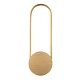 настенный светильник crystal lux nina ap18w led brass
