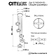 каскадная люстра citilux дуэт cl719051