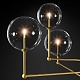 люстра на штанге delight collection globe mobile kg0835p-3 brass