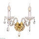 бра lumina deco eliza ldw 7026-2 sl+gd