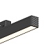 трековый линейный светильник eldeko hsbl_0150,300мм-3000к, 10вт, черный