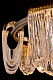 подвесная люстра cascade le7717/8 gold