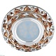 встраиваемый светильник fametto luciole dls-l130 gu5.3 chrome/brown