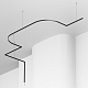 шинопровод магнитный накладной/подвесной maytoni technical busbar trunkings levity trx184-111b-1