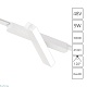 трековый светодиодный светильник arte lamp rapid a1160pl-1wh