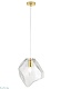 подвесной светильник crystal lux nuestro sp1 gold/transparent