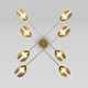 потолочная люстра eurosvet grazia 70148/8 золото smart a062039