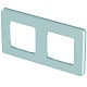 рамка двухместная legrand inspiria 673945