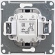 переключатель перекрестный, сх.7, 10ах systeme electric glossa антрацит gsl000771