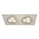 встраиваемый светильник arte lamp downlights led a5902pl-2ss